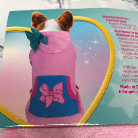 NWT JoJo Siwa Pink Dog Onesies Costumes Pet Outfit - Picture 8 of 15